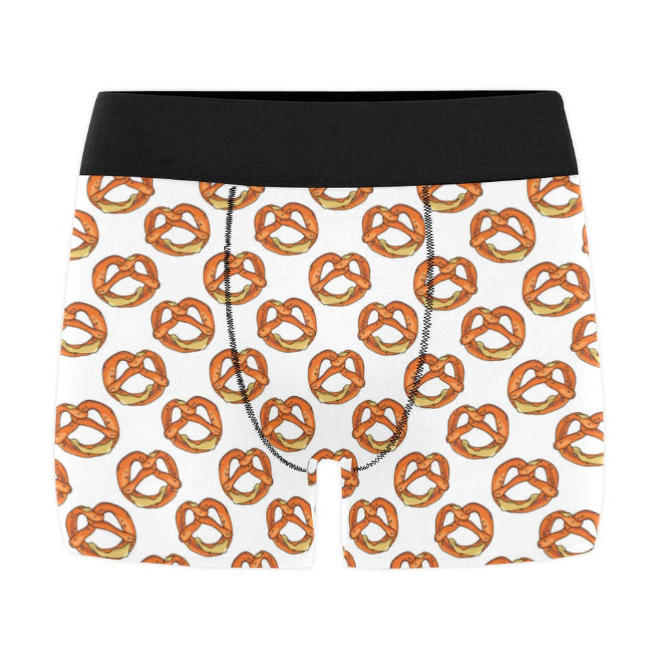 Pretzels Pattern Print Design 03 Men's All Over Print Boxer Briefs Men's Underwear