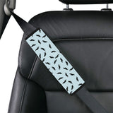 Mustache Beard Pattern Print Design 03 Car Seat Belt Cover