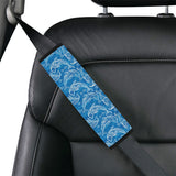 Dolphin Tribal Blue Pattern Car Seat Belt Cover