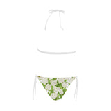 White Tulip Pattern Sexy Bikinis Two-Pieces Swimsuits