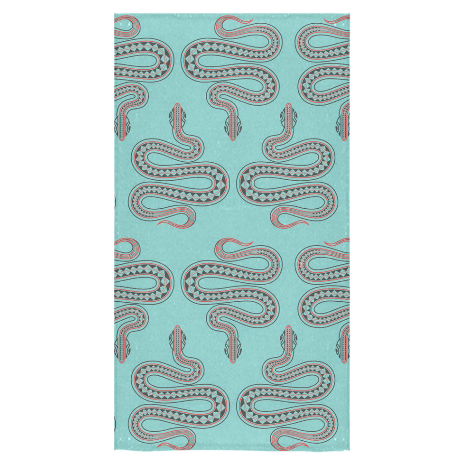Snake Tribal Pattern Bath Towel