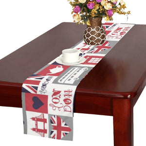 British Pattern Print Design 03 Table Runner