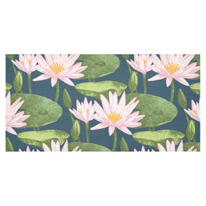 Lotus Waterlily Pattern background Tablecloth