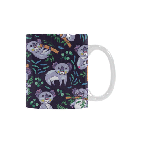 Koala Pattern Classical White Mug (FulFilled In US)