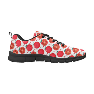 Tomato Pattern Men's Sneakers Black