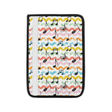 Music Notes Pattern Print Design 01 Car Seat Belt Cover