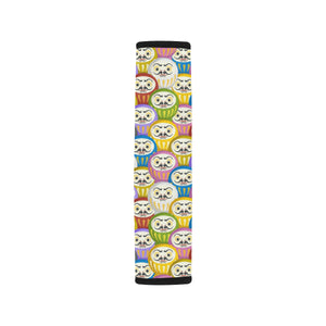 Colorful Daruma Pattern Car Seat Belt Cover