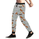 Swimming Fish Otter Pattern Unisex Casual Sweatpants