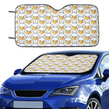 Eagle Pattern Print Design 05 Car Sun Shade