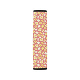 Popcorn Pattern Print Design 01 Car Seat Belt Cover