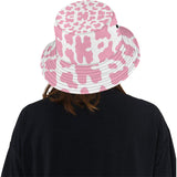 Pink Cow Skin Pattern Unisex Bucket Hat