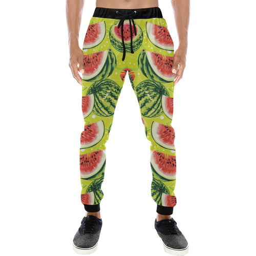 Watermelon Theme Pattern Unisex Casual Sweatpants