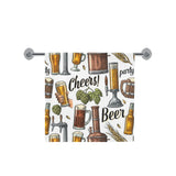 Beer Cheer Pattern Bath Towel