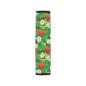 Strawberry Leaves Pattern Car Seat Belt Cover