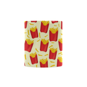 French Fries Pattern Theme Classical White Mug (FulFilled In US)