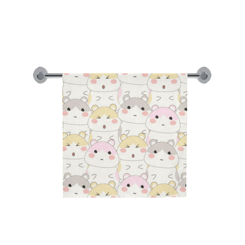 Hamster Pattern Bath Towel