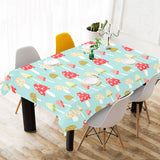 Mushroom Pattern Background Tablecloth