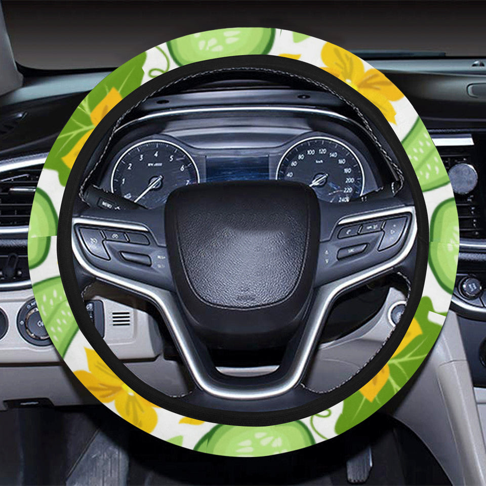 Cucumber Pattern Car Steering Wheel Cover