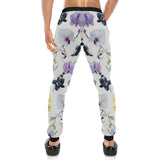 Orchid Pattern Background Unisex Casual Sweatpants