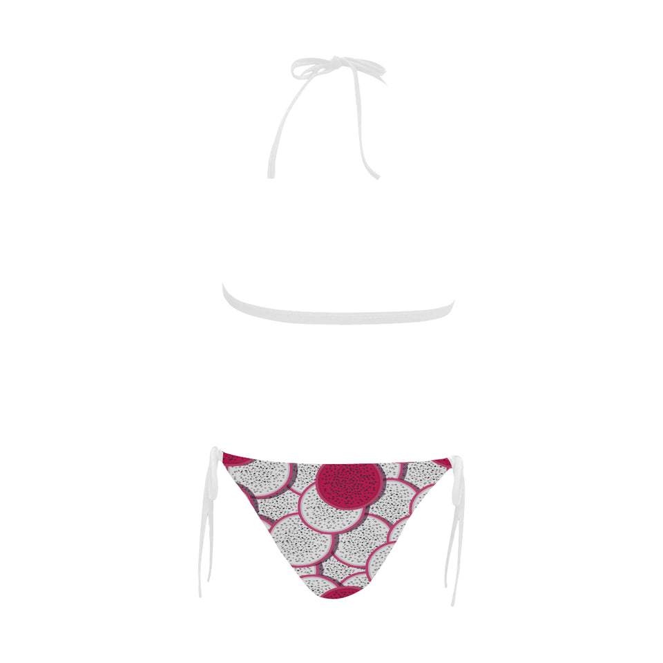 Sliced Dragon Fruit Pattern Sexy Bikinis Two-Pieces Swimsuits
