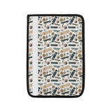 Skate Board Pattern Print Design 01 Car Seat Belt Cover