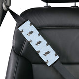 Sleep Boston Terrier Bone Pattern Car Seat Belt Cover