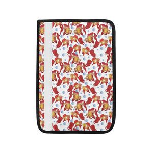 Goldfish Pattern Print Design 02 Car Seat Belt Cover