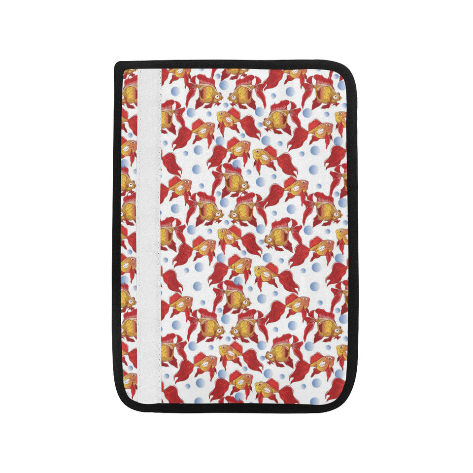 Goldfish Pattern Print Design 02 Car Seat Belt Cover