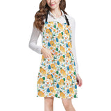 Lion Pattern Print Design 02 Adjustable Apron