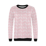 Sakura Pink Pattern Women's Crew Neck Sweatshirt