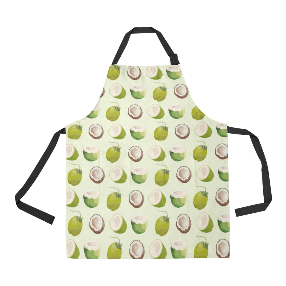 Coconut Pattern Print Design 04 Adjustable Apron