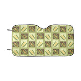 Corn Pattern Print Design 02 Car Sun Shade