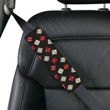 Dice Pattern Print Design 04 Car Seat Belt Cover