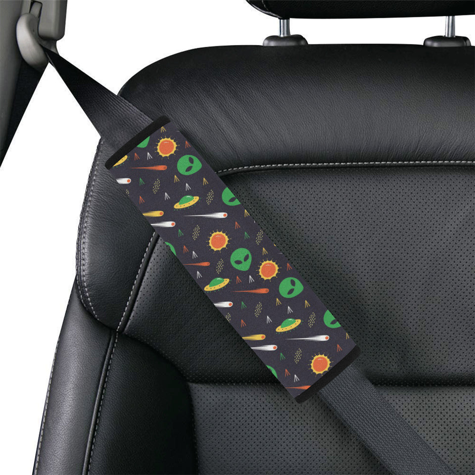 Alien Pattern Print Design 03 Car Seat Belt Cover