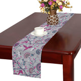 Hummingbird Pattern Print Design 04 Table Runner