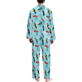 Surfboard Pattern Print Design 03 Men's Long Pajama Set