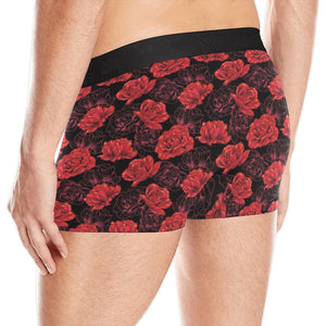 Rose Pattern Print Design 01 Men's All Over Print Boxer Briefs Men's Underwear