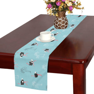 Ostrich Pattern Print Design 05 Table Runner