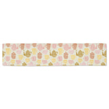 Tea pots Pattern Print Design 02 Table Runner