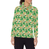 Pelican Pattern Print Design 05 Women's Long Sleeve Polo Shirt