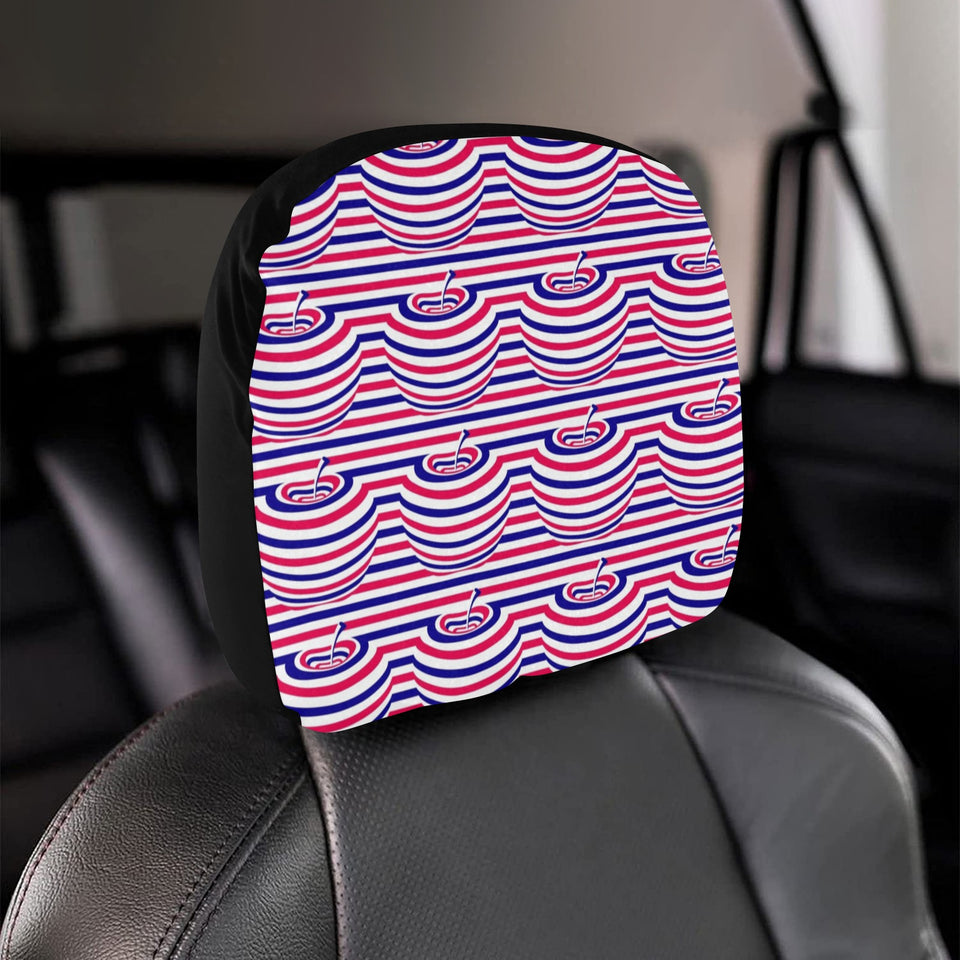 Apple USA Pattern Car Headrest Cover