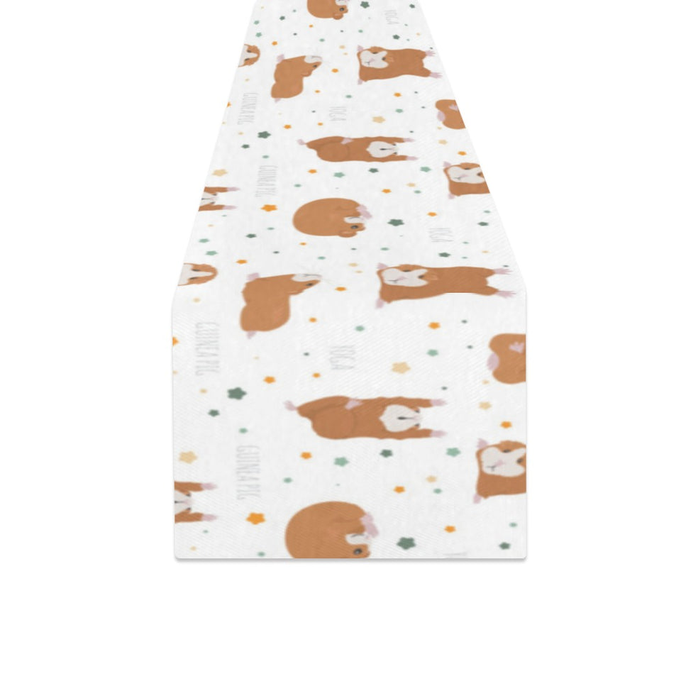 Guinea Pig Pattern Print Design 01 Table Runner