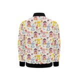 Teddy Bear Pattern Print Design 04 Kids' Boys' Girls' Bomber Jacket