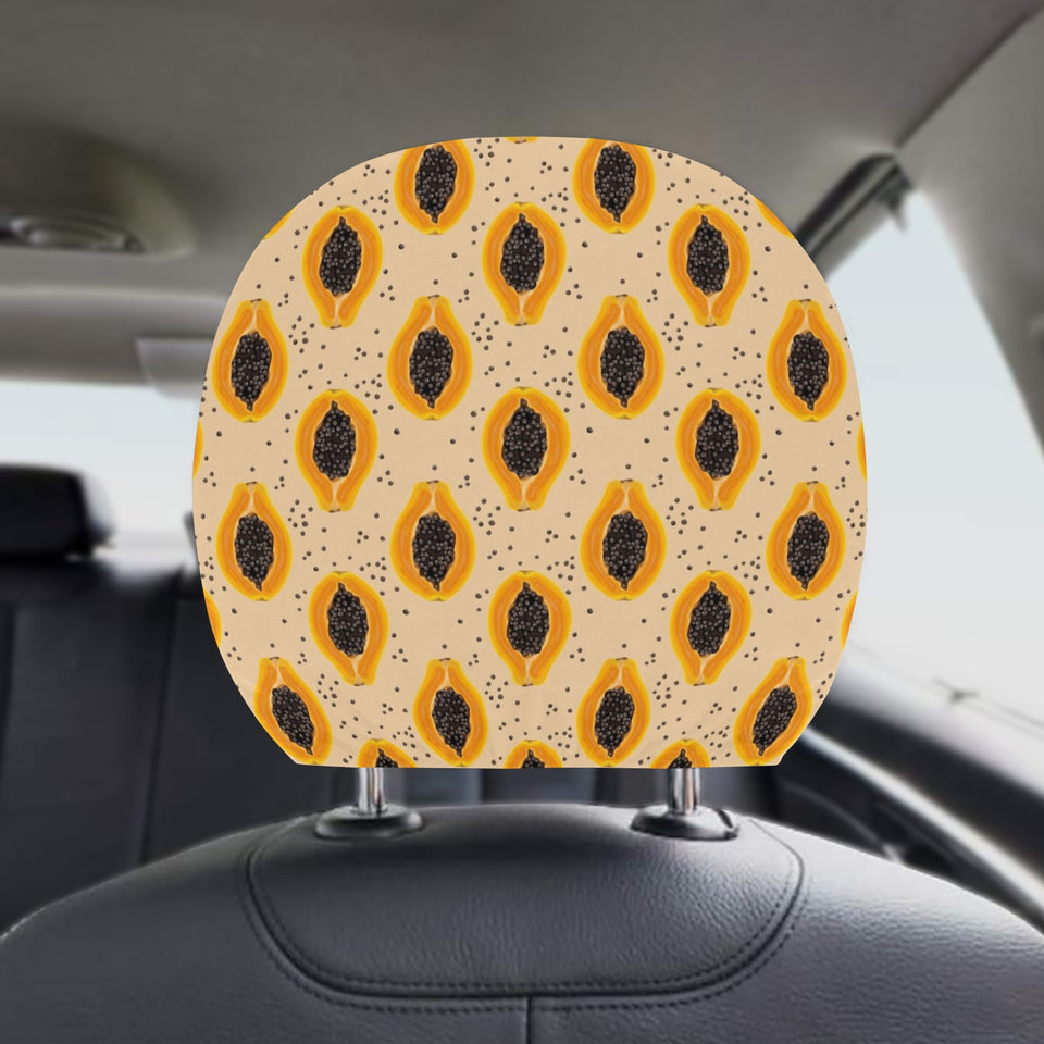 Papaya Pattern Car Headrest Cover