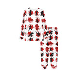 Ninja Pattern Kids' Boys' Girls' All Over Print Pajama Set