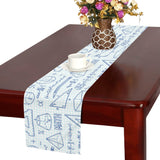 Math Pattern Print Design 03 Table Runner