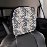 Snake Leaves Pattern Car Headrest Cover