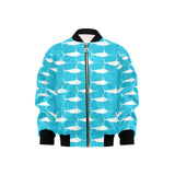 Swordfish Pattern Print Design 02 Kids' Boys' Girls' Bomber Jacket