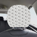 Eagle Pattern Print Design 03 Car Headrest Cover