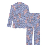 Yorkshire Terrier Pattern Print Design 02 Women's Long Pajama Set
